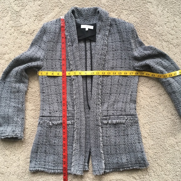 IRO Rare Quanto Checked Boucle-Tweed Blazer Jacket - Picture 15 of 16